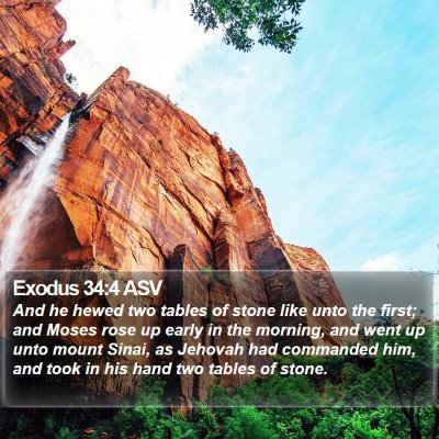 Exodus 34:4 ASV Bible Verse Image