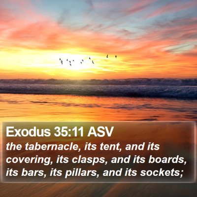 Exodus 35:11 ASV Bible Verse Image