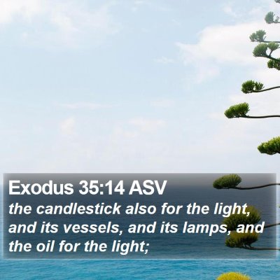 Exodus 35:14 ASV Bible Verse Image