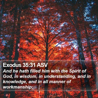 Exodus 35:31 ASV Bible Verse Image