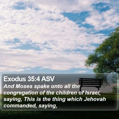 Exodus 35:4 ASV Bible Verse Image