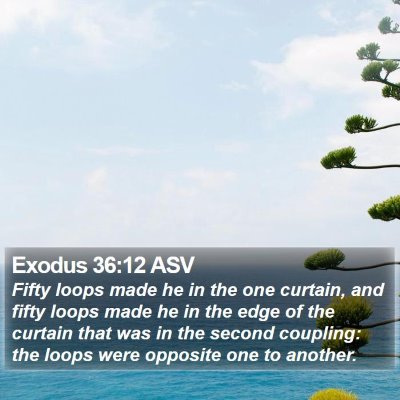 Exodus 36:12 ASV Bible Verse Image