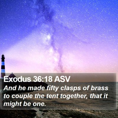 Exodus 36:18 ASV Bible Verse Image