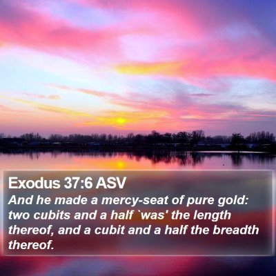 Exodus 37:6 ASV Bible Verse Image