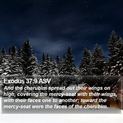Exodus 37:9 ASV Bible Verse Image