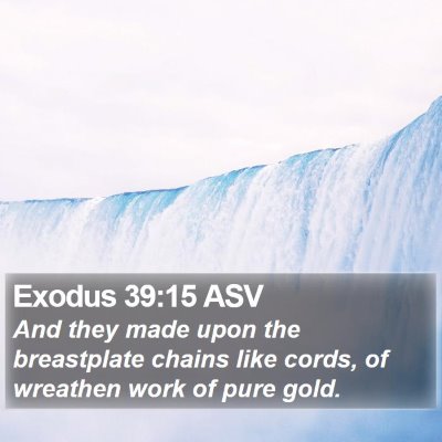 Exodus 39:15 ASV Bible Verse Image