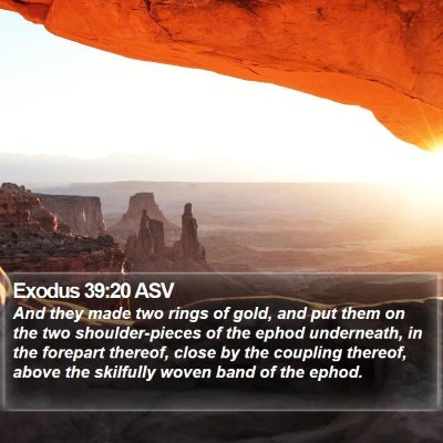 Exodus 39:20 ASV Bible Verse Image