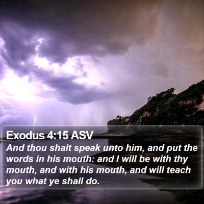 Exodus 4:15 ASV Bible Verse Image