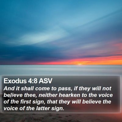 Exodus 4:8 ASV Bible Verse Image