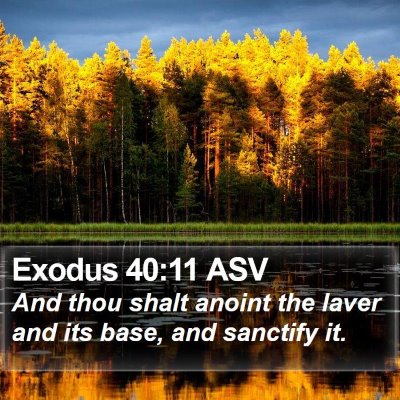 Exodus 40:11 ASV Bible Verse Image