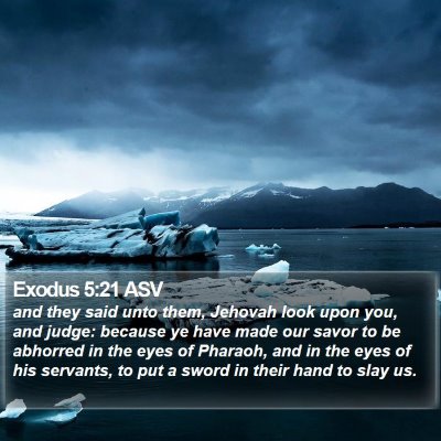 Exodus 5:21 ASV Bible Verse Image
