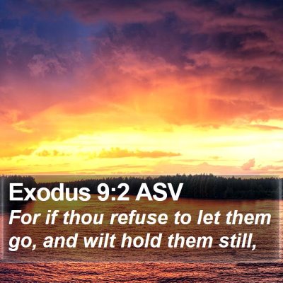 Exodus 9:2 ASV Bible Verse Image