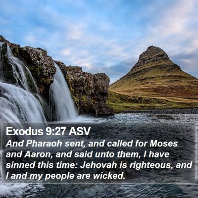 Exodus 9:27 ASV Bible Verse Image