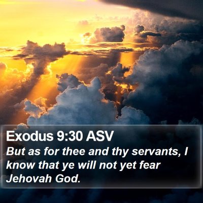 Exodus 9:30 ASV Bible Verse Image