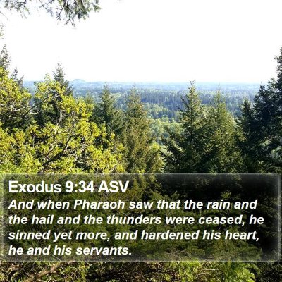 Exodus 9:34 ASV Bible Verse Image