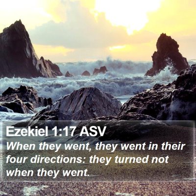 Ezekiel 1:17 ASV Bible Verse Image