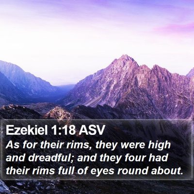 Ezekiel 1:18 ASV Bible Verse Image
