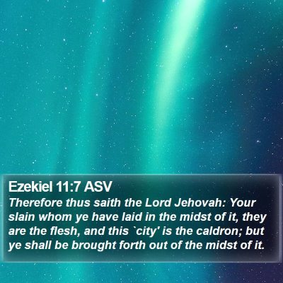Ezekiel 11:7 ASV Bible Verse Image