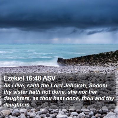 Ezekiel 16:48 ASV Bible Verse Image