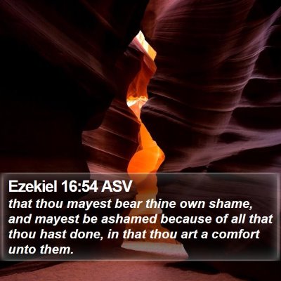 Ezekiel 16:54 ASV Bible Verse Image