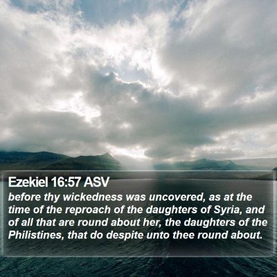 Ezekiel 16:57 ASV Bible Verse Image