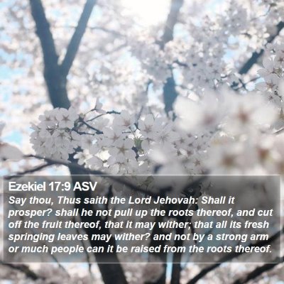 Ezekiel 17:9 ASV Bible Verse Image