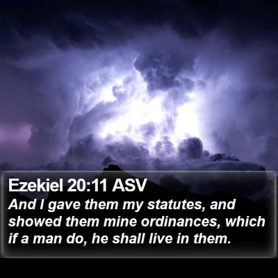 Ezekiel 20:11 ASV Bible Verse Image