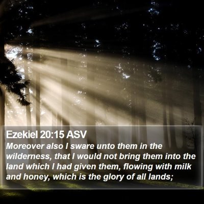 Ezekiel 20:15 ASV Bible Verse Image