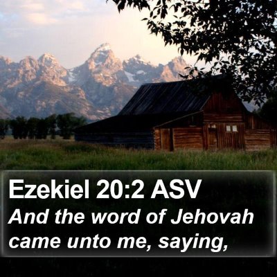 Ezekiel 20:2 ASV Bible Verse Image