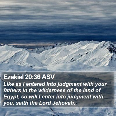 Ezekiel 20:36 ASV Bible Verse Image