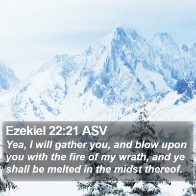 Ezekiel 22:21 ASV Bible Verse Image