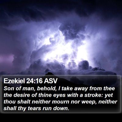 Ezekiel 24:16 ASV Bible Verse Image