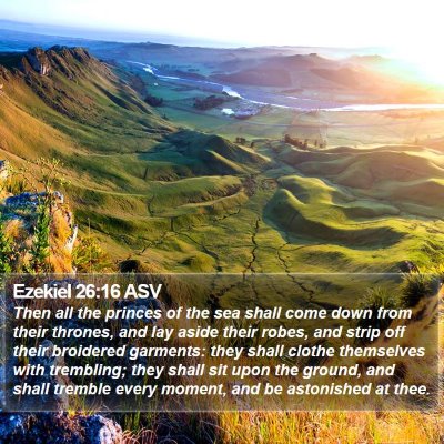 Ezekiel 26:16 ASV Bible Verse Image