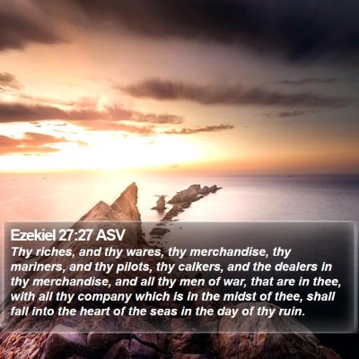 Ezekiel 27:27 ASV Bible Verse Image