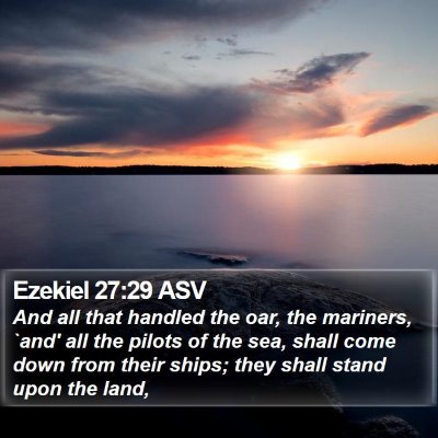 Ezekiel 27:29 ASV Bible Verse Image