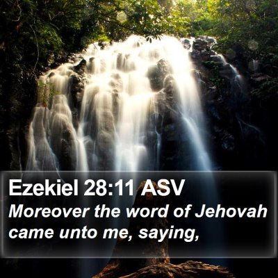 Ezekiel 28:11 ASV Bible Verse Image
