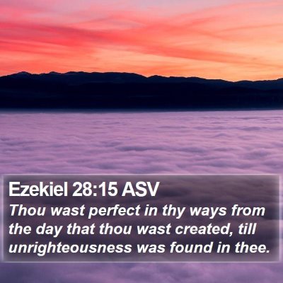 Ezekiel 28:15 ASV Bible Verse Image