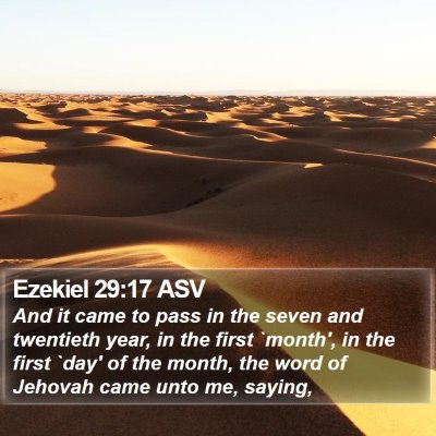 Ezekiel 29:17 ASV Bible Verse Image