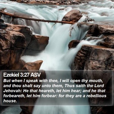 Ezekiel 3:27 ASV Bible Verse Image