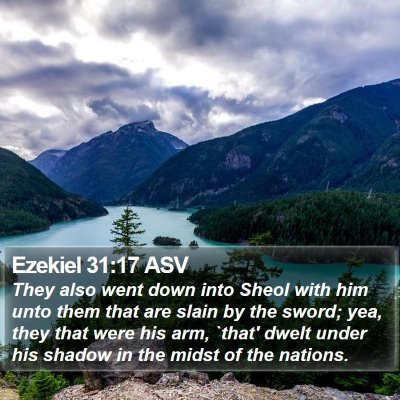 Ezekiel 31:17 ASV Bible Verse Image