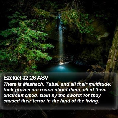Ezekiel 32:26 ASV Bible Verse Image