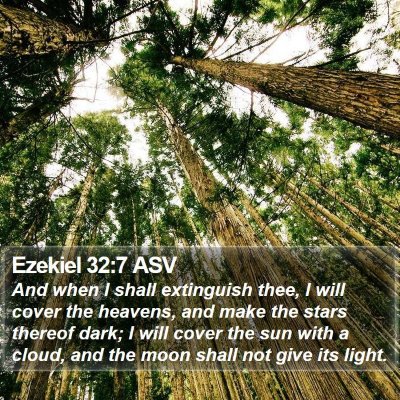 Ezekiel 32:7 ASV Bible Verse Image