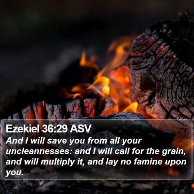 Ezekiel 36:29 ASV Bible Verse Image