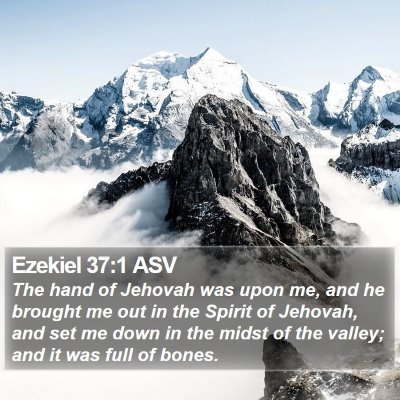 Ezekiel 37:1 ASV Bible Verse Image