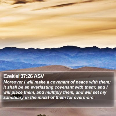 Ezekiel 37:26 ASV Bible Verse Image