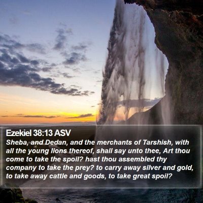 Ezekiel 38:13 ASV Bible Verse Image