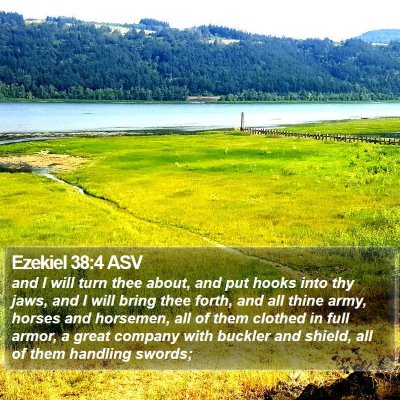 Ezekiel 38:4 ASV Bible Verse Image