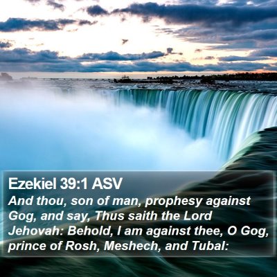 Ezekiel 39:1 ASV Bible Verse Image