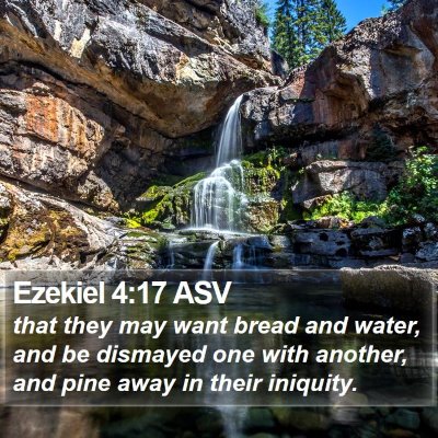 Ezekiel 4:17 ASV Bible Verse Image