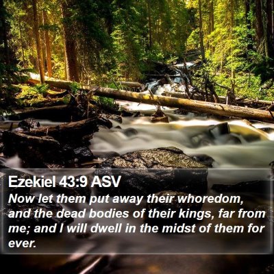 Ezekiel 43:9 ASV Bible Verse Image